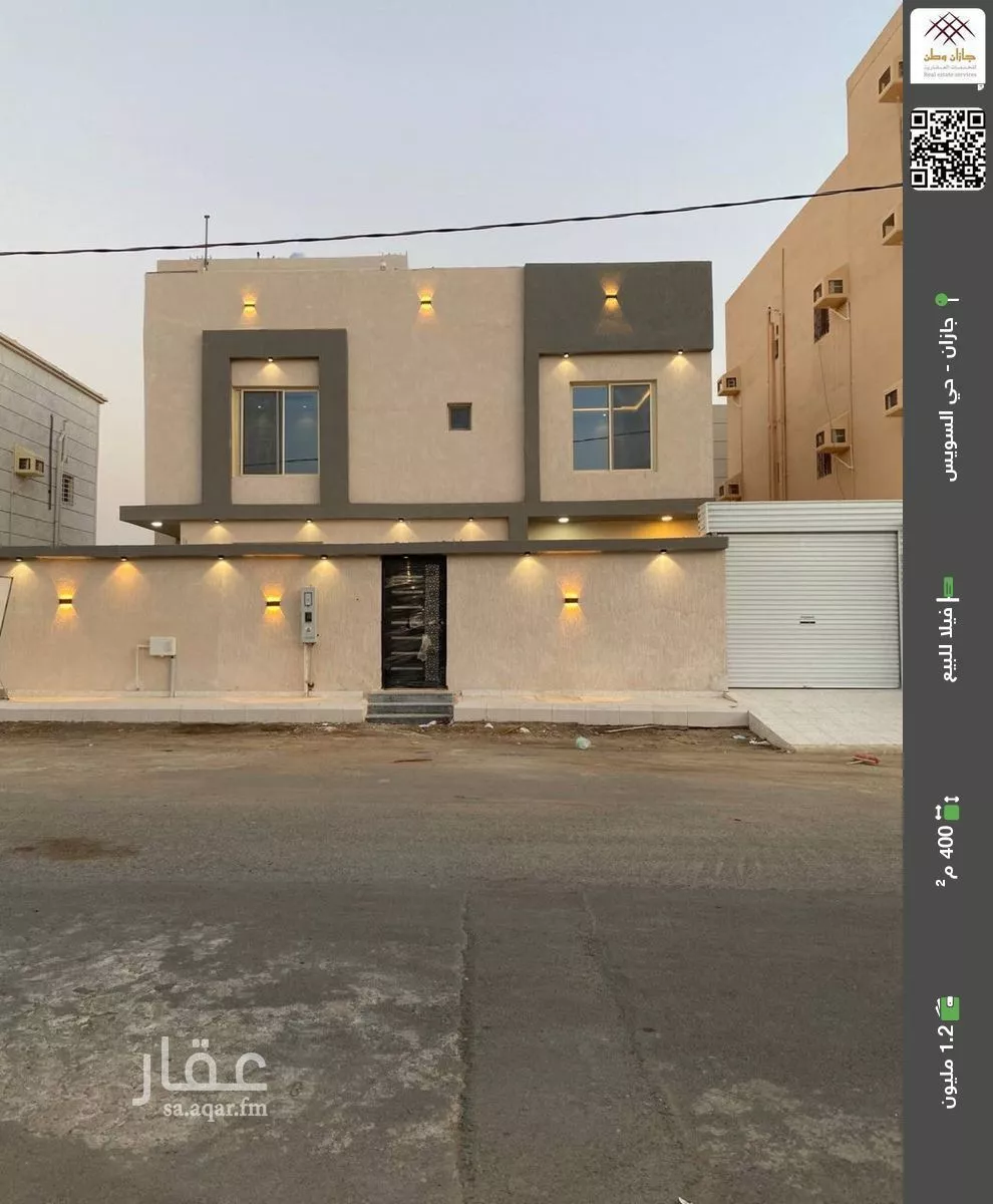 فيلا للبيع في شارع أبي الطيب, حي السويس 1, مدينة جازان, منطقة جازان 1 صورة