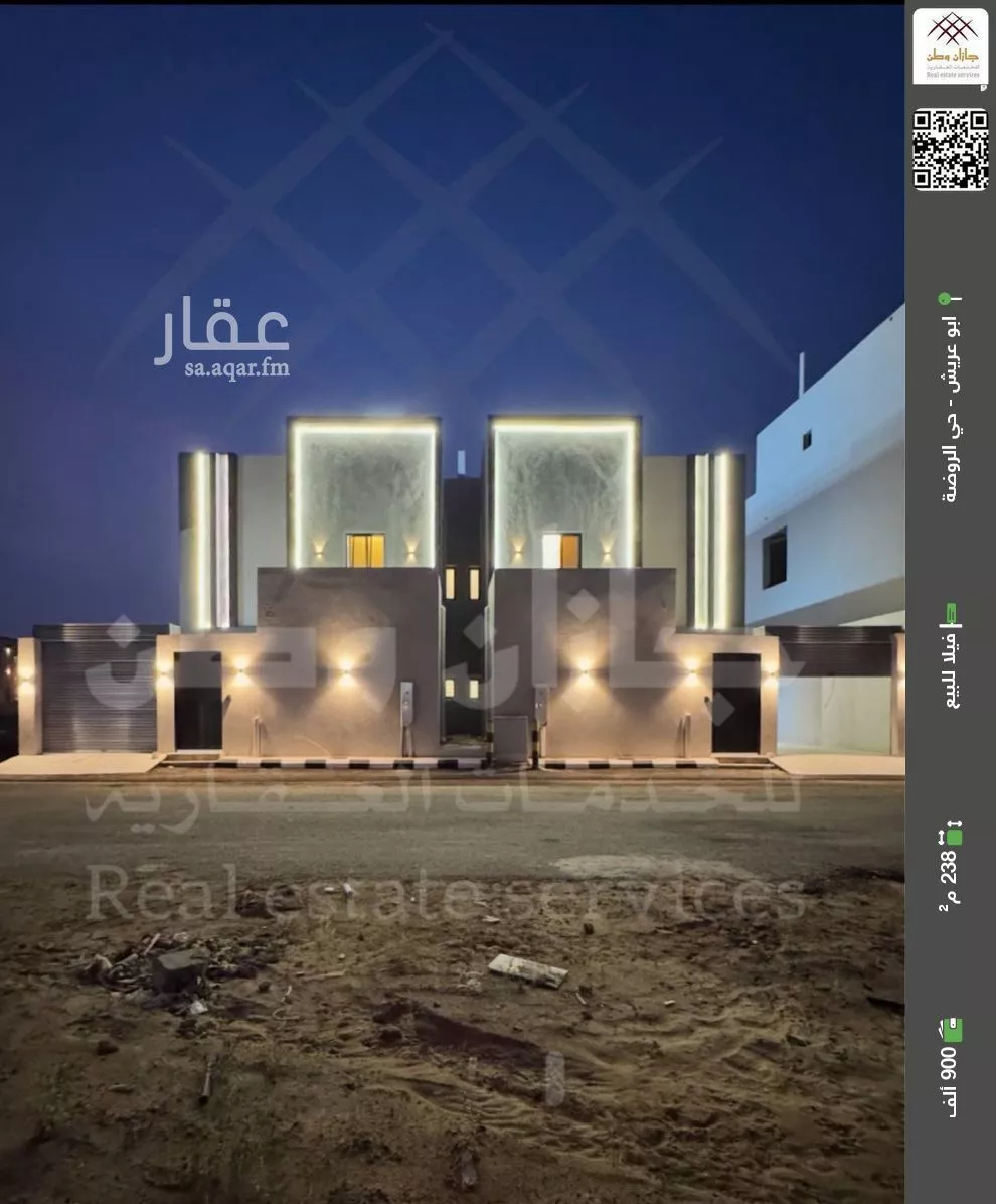 فيلا للبيع في شارع 147- أبو العاص بن الربيع, حي الروضة, مدينة ابو عريش - ابو عريش, منطقة جازان 1 صورة