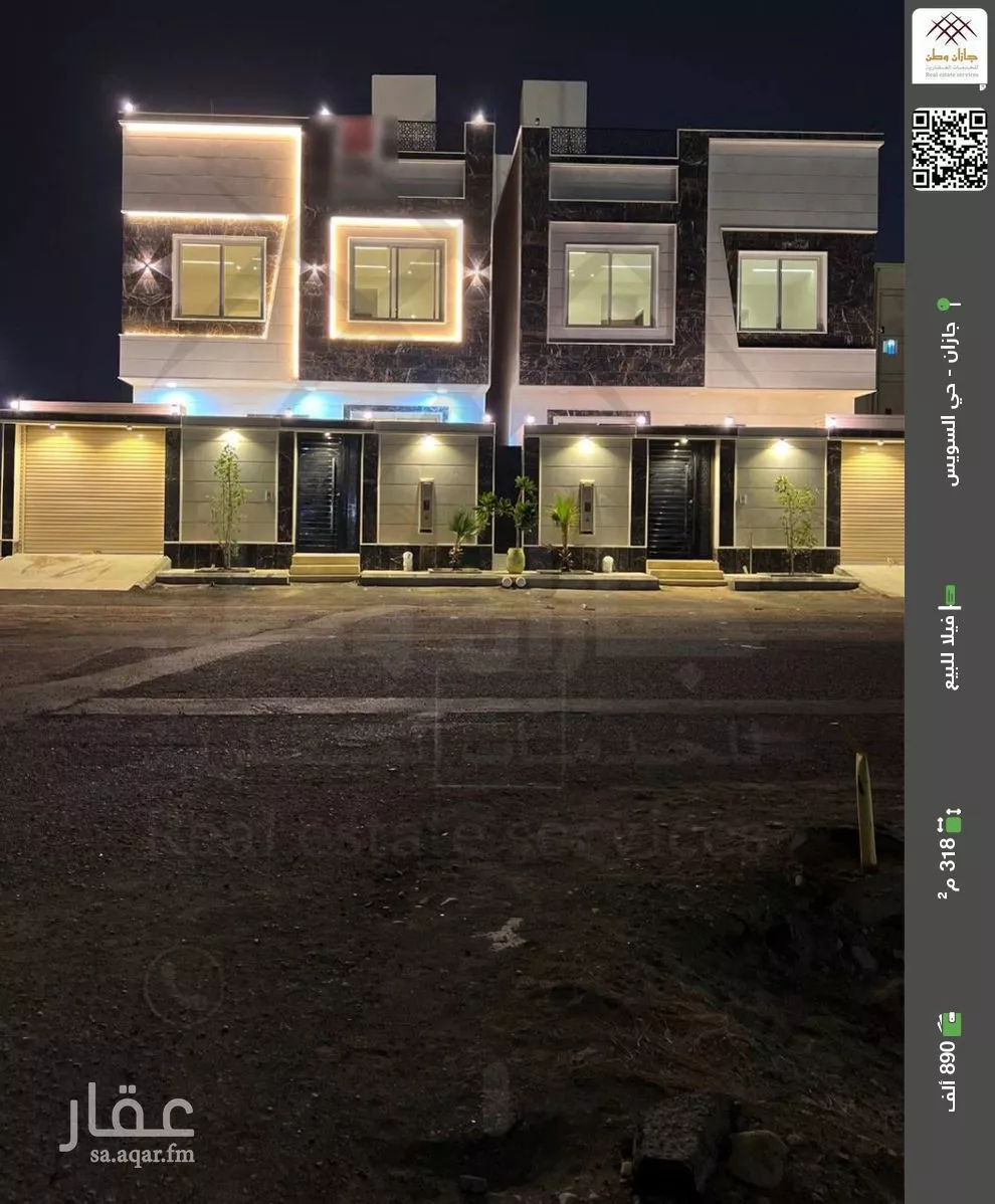 فيلا للبيع في شارع عبد الرحمن باكثير, حي السويس 1, مدينة جازان, منطقة جازان 1 صورة