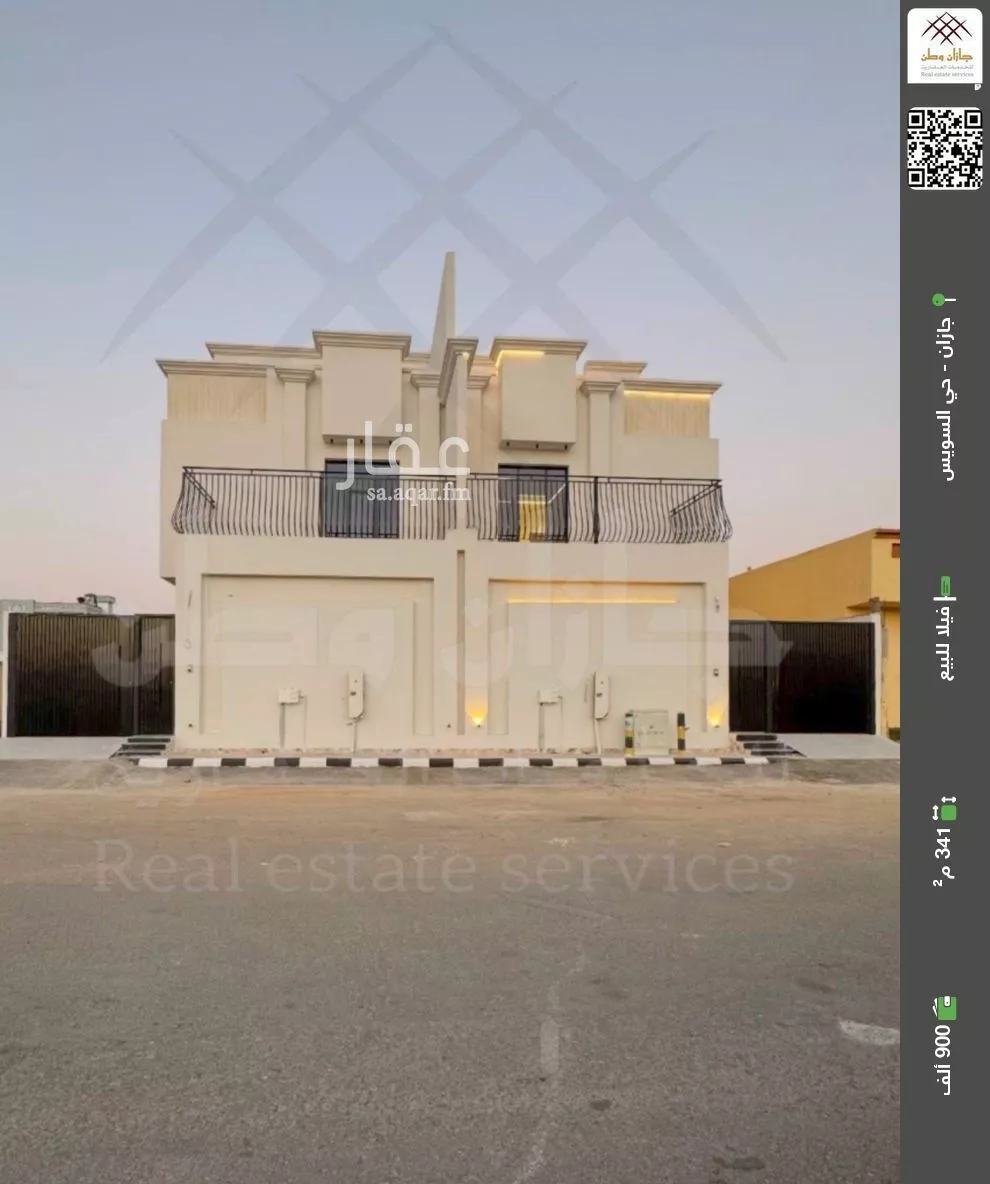 فيلا للبيع في شارع الخليل بن أحمد الفراهيدي, حي السويس 1, مدينة جازان, منطقة جازان 1 صورة