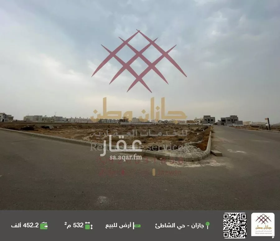 أرض للبيع في شارع المحمدية 1 3, حي المحمدية 1, مدينة جازان, منطقة جازان 1 صورة