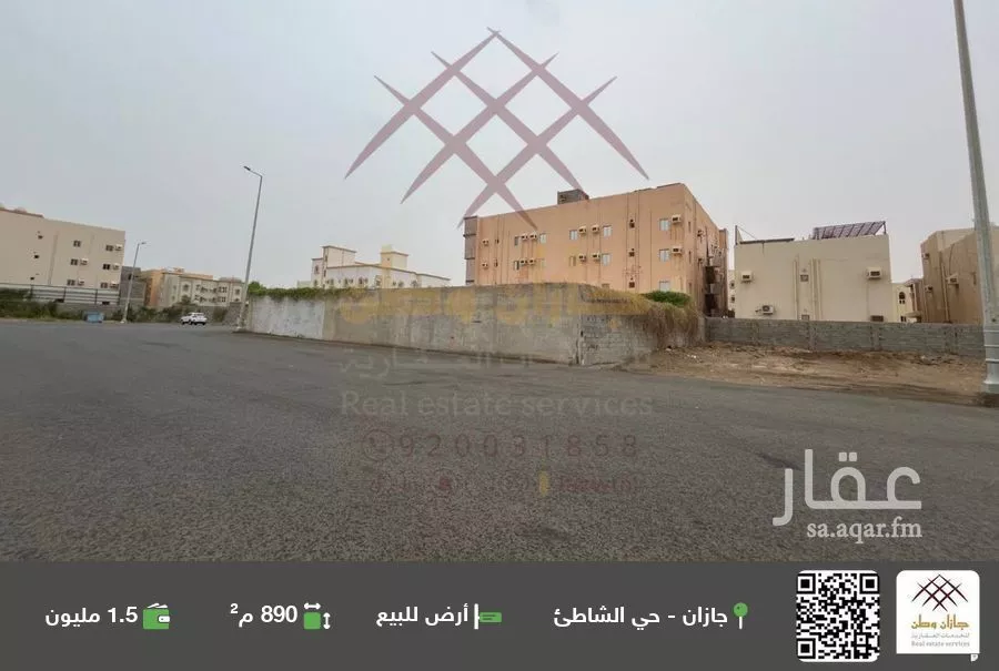 أرض للبيع في شارع شارع عروة بن الزبير, حي الشاطئ, مدينة جازان, منطقة جازان 1 صورة