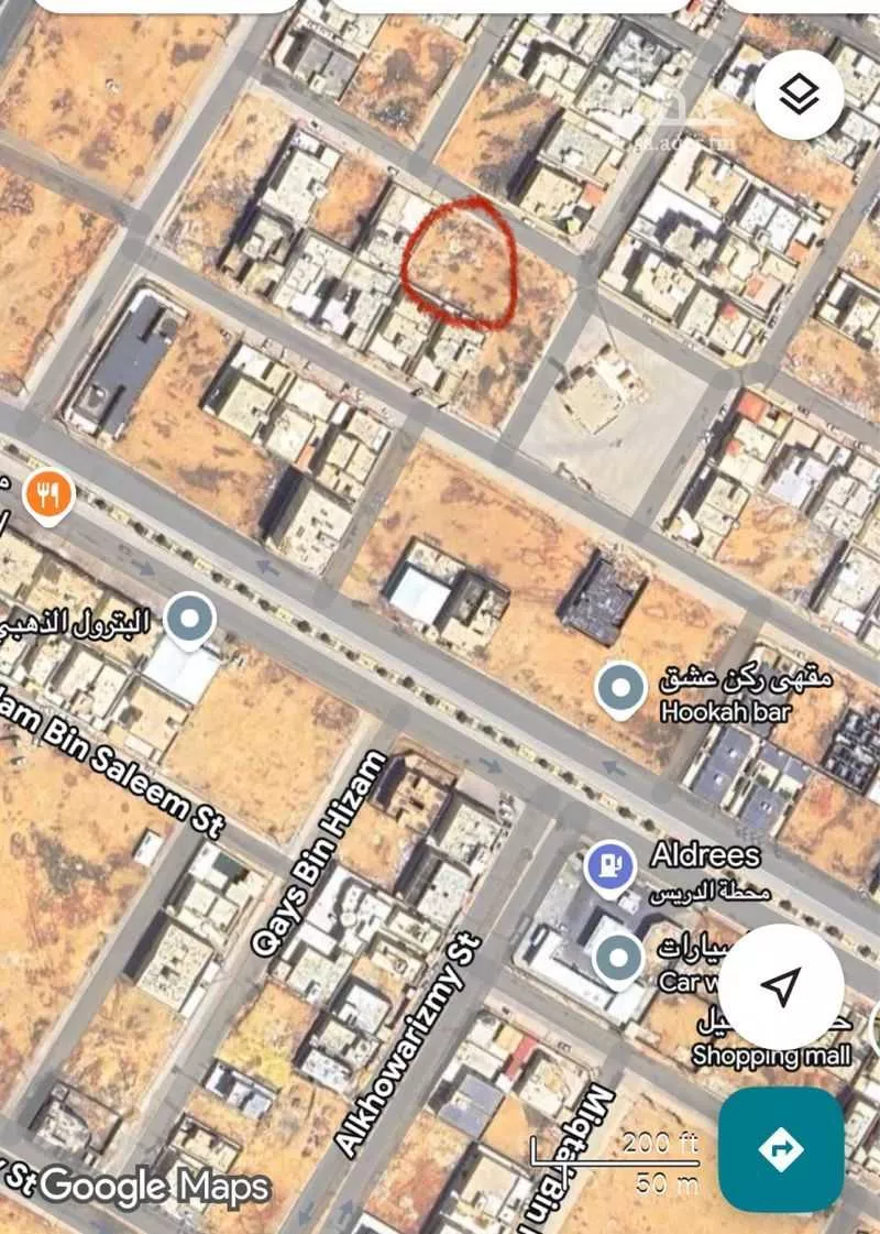 أرض للبيع في شارع علاج ابن عمرو ، حي المطار ، المجمعة ، المجمعة 1 صورة