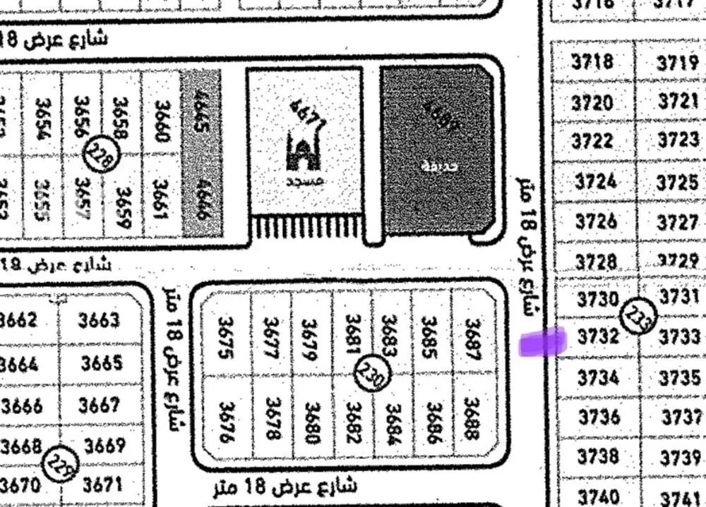 أرض للبيع في شارع طريق الدمام, حي الوسام, مدينة الرياض, منطقة الرياض 1 صورة