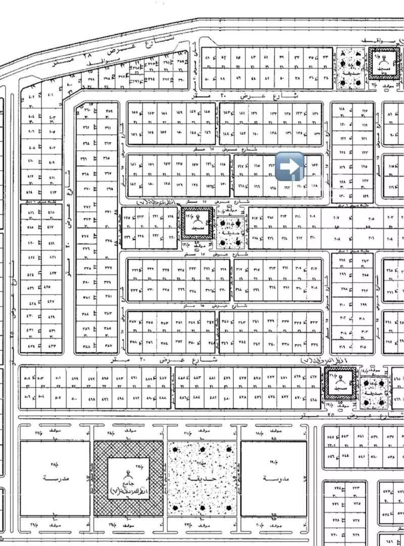 أرض للبيع في شارع شعيب المغربي, حي الروضة, مدينة المجمعة, منطقة الرياض 1 صورة