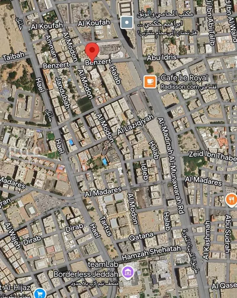 أرض للبيع في شارع بنزرت, حي البغدادية الغربية, مدينة جدة, منطقة مكة المكرمة 1 صورة