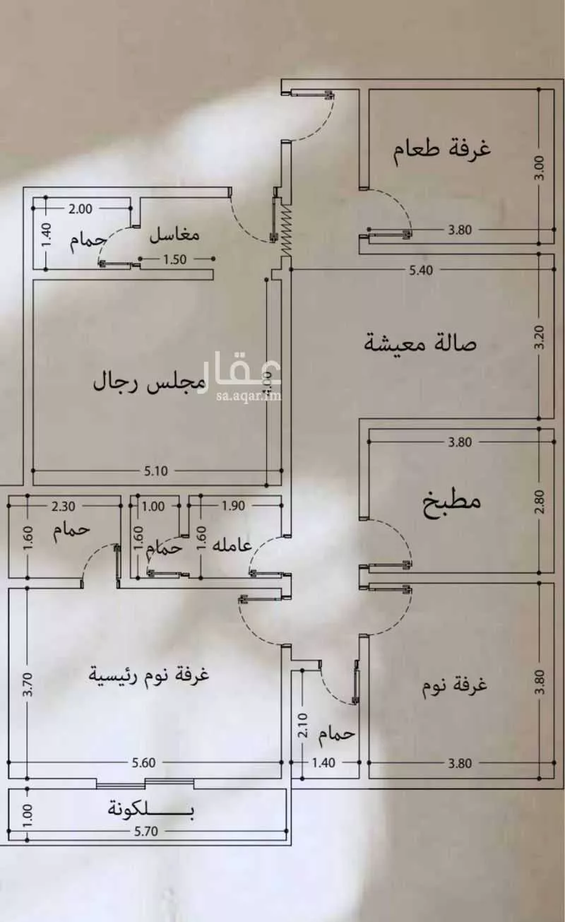 شقة للبيع في شارع ابو بهيه الغذاري, حي الزهراء, مدينة جدة, منطقة مكة المكرمة 1 صورة