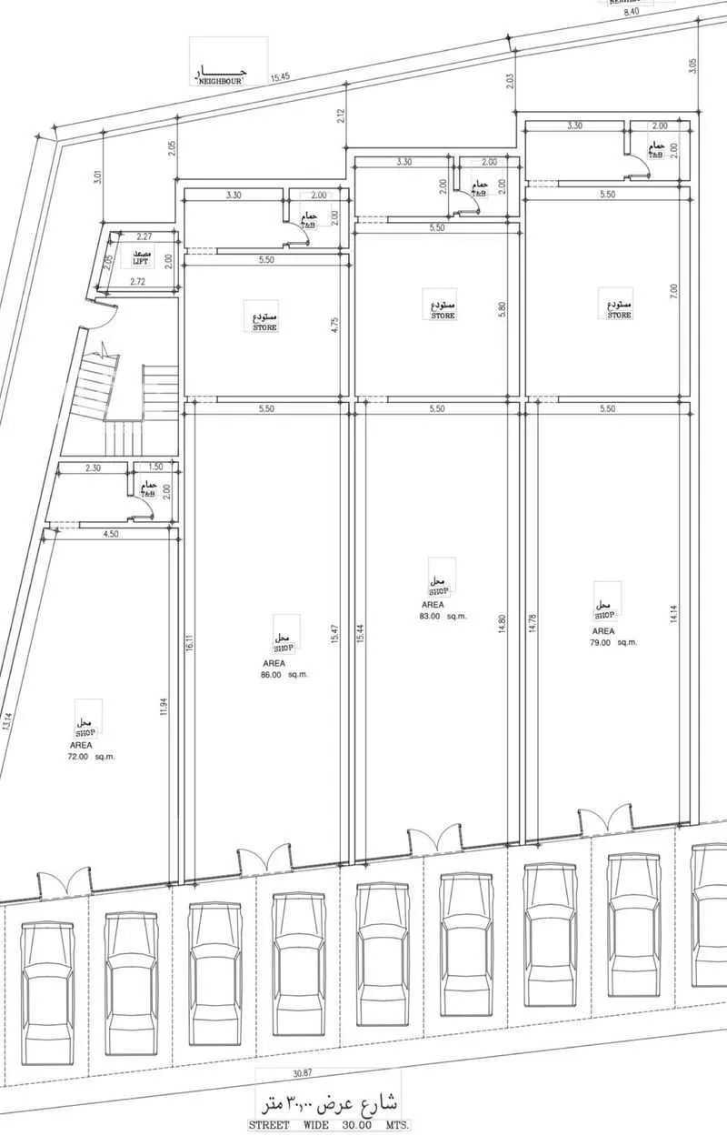 محل للإيجار في شارع الامير مساعد بن عبدالعزيز, حي الزهرة, مدينة الاحساء, المنطقة الشرقية 1 صورة