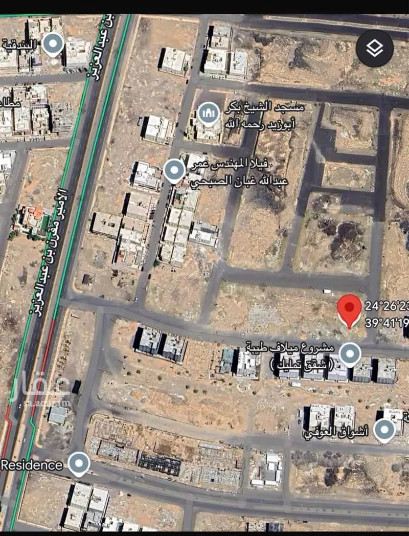 أرض للبيع في شارع عبدالله سليمان, حي عين الخيف, مدينة المدينه المنوره, منطقة المدينة المنورة 1 صورة