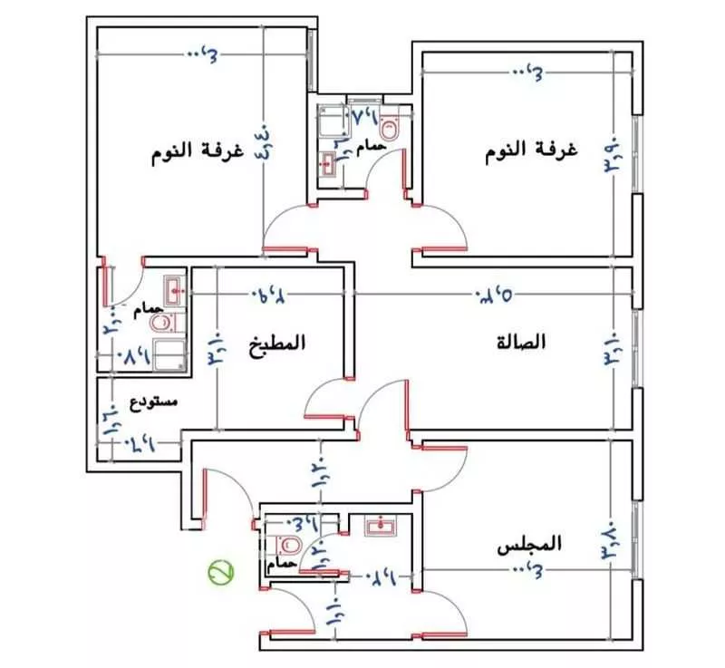 شقة للبيع في شارع جعفر المعتصم ، حي الريان ، جدة ، جدة 1 صورة