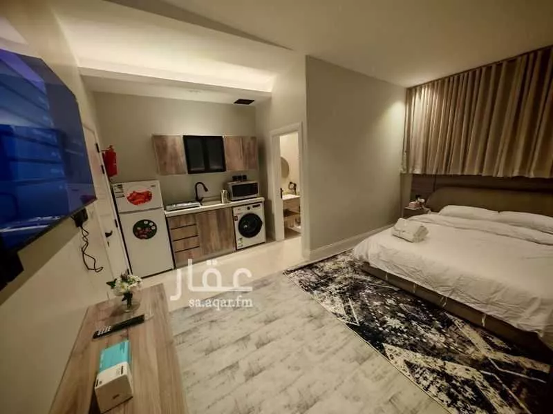 استديو مفروش للحجز في شارع القرينة ، حي الملز ، الرياض ، منطقة الرياض 1 صورة