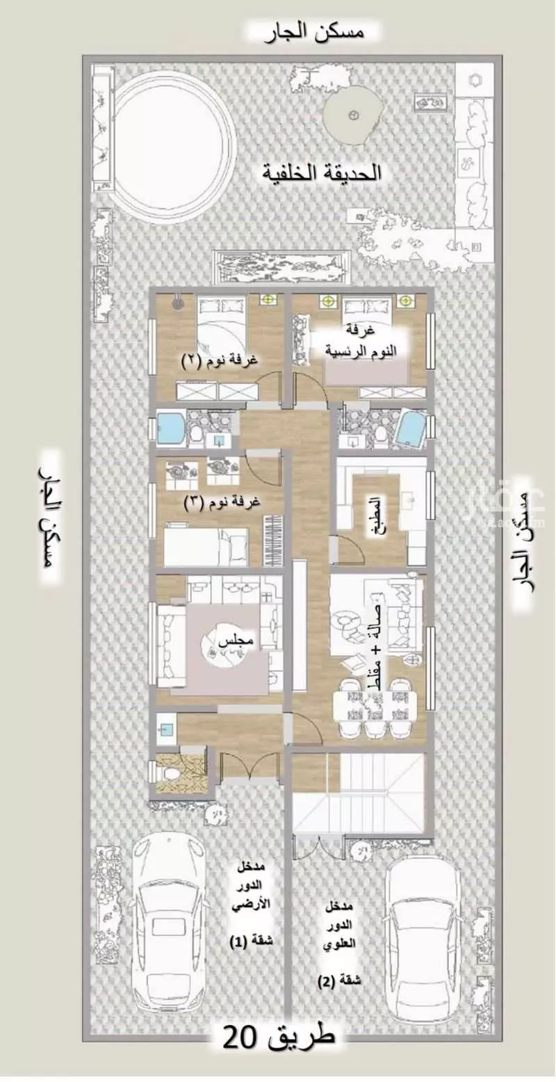 دور للإيجار في شارع 7308095, حي الجامعة, مدينة الخرج, منطقة الرياض 1 صورة
