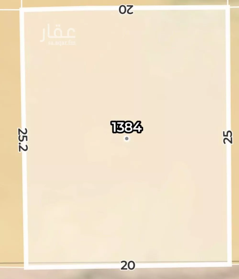 أرض للبيع في شارع الشقه العليا 1383, حي السليمانية, مدينة بريده, منطقة القصيم 1 صورة