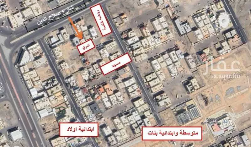 أرض للبيع في شارع سنان بن كعب بن مالك, حي شوران, مدينة المدينه المنوره, منطقة المدينة المنورة 1 صورة