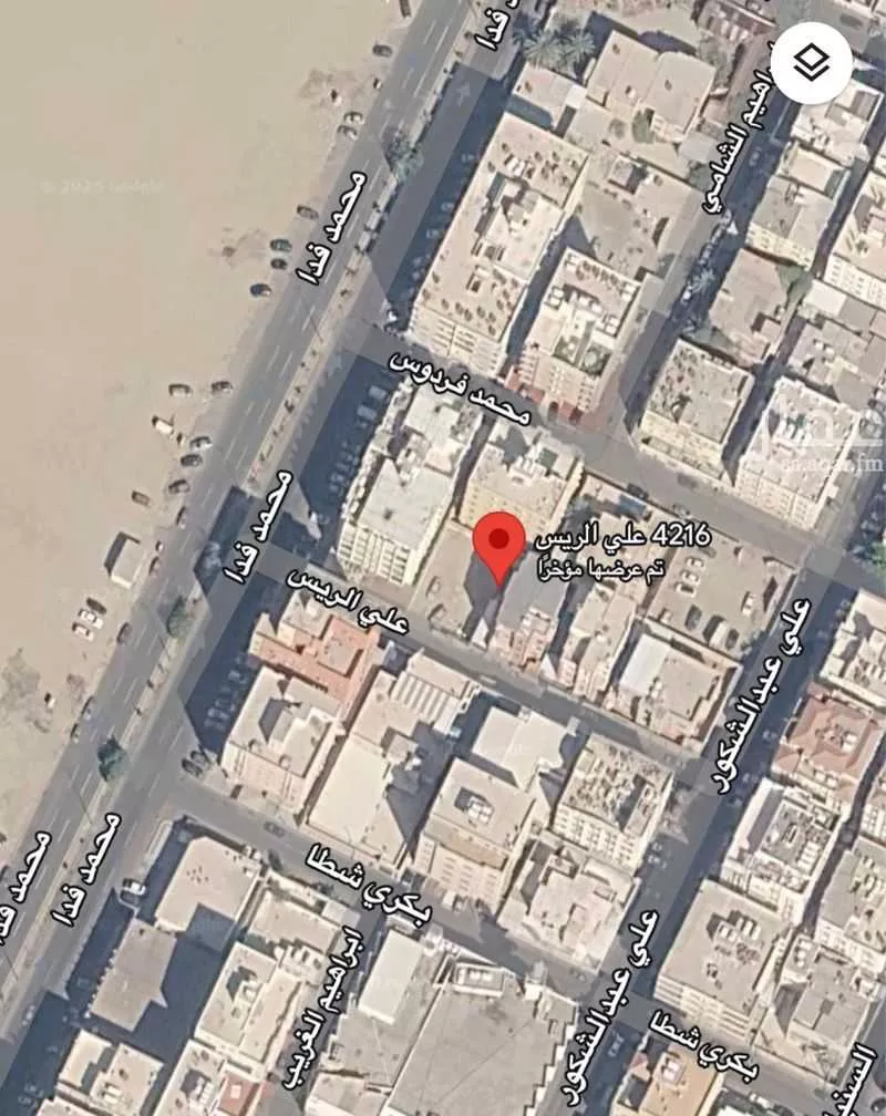 أرض للبيع في شارع علي الريس, حي الثغر, مدينة جدة, منطقة مكة المكرمة 1 صورة