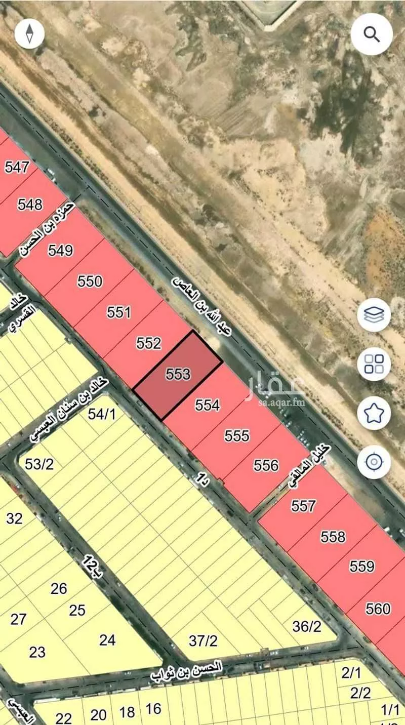 أرض للبيع في طريق الامير نايف بن عبدالعزيز ، حي الواحة ، الدمام ، الدمام 1 صورة