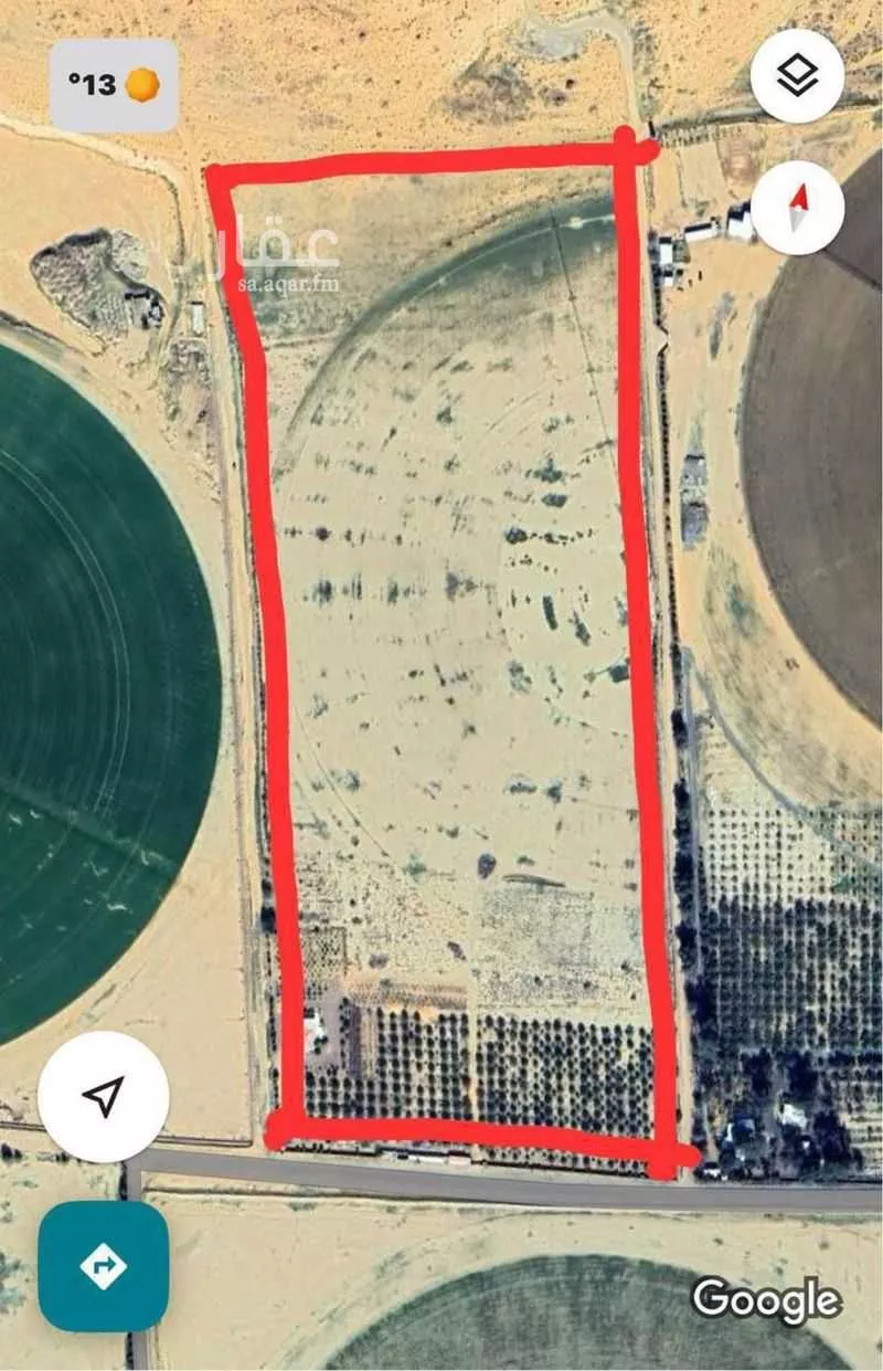 أرض للبيع في حي الخطة, مدينة الخطه, منطقة حائل 1 صورة