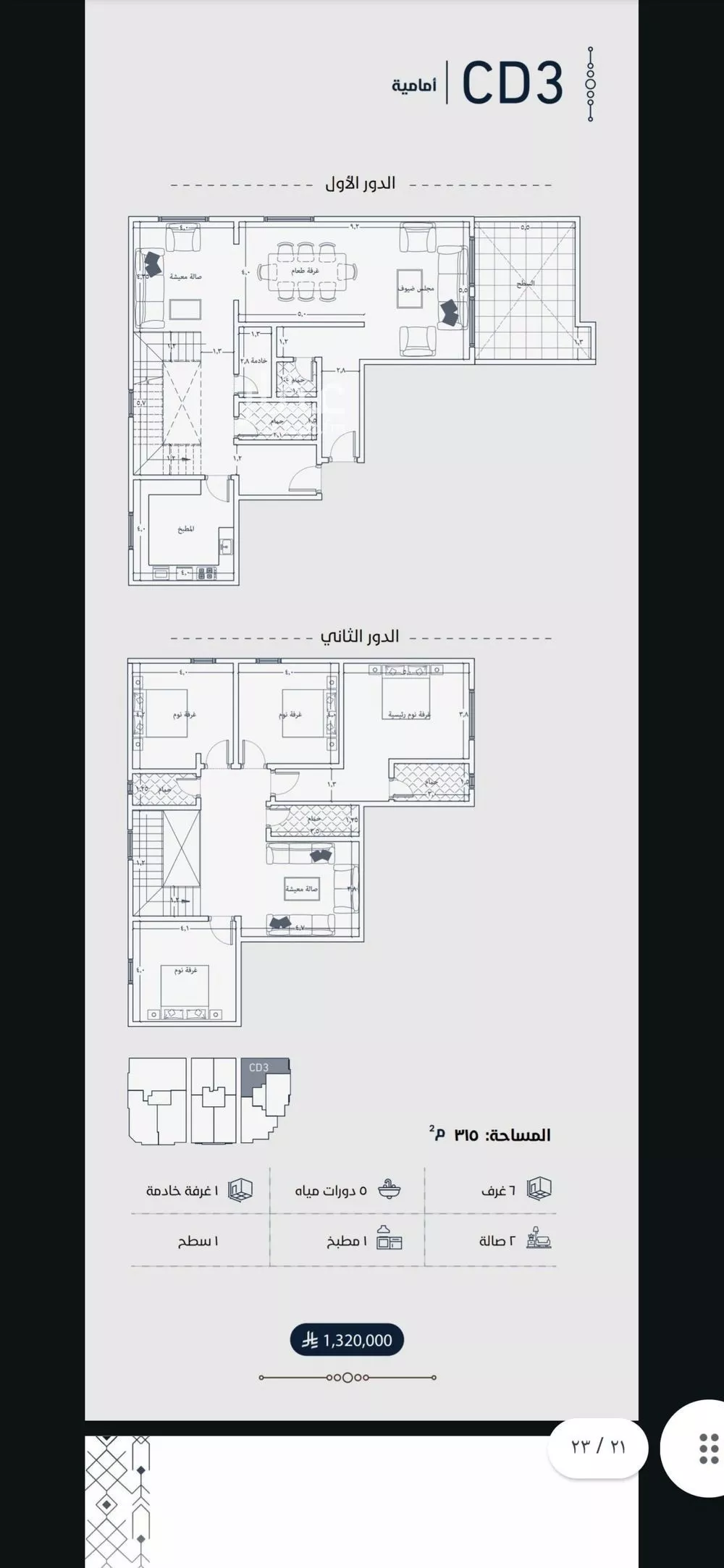 شقة للبيع في شارع إمام الدين المرشدي, حي الفيحاء, مدينة جدة, منطقة مكة المكرمة 1 صورة