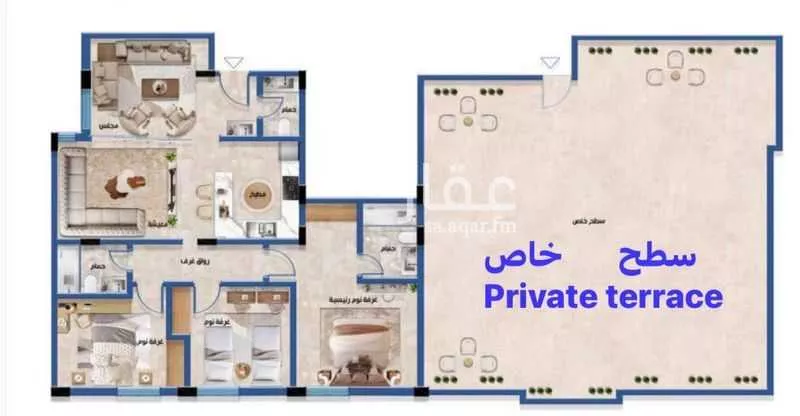 شقة للإيجار في شارع ابي الحسن بن مسعود, حي القدس, مدينة الرياض, منطقة الرياض 1 صورة