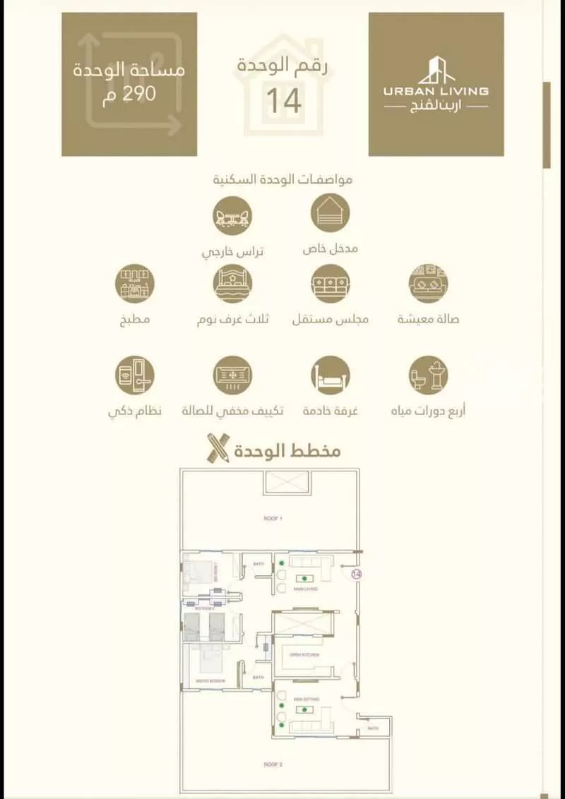 شقة للبيع في شارع عبدالرحمن بن سليمان الرويشد, حي النرجس, مدينة الرياض, منطقة الرياض 1 صورة