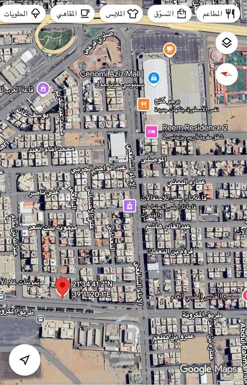 أرض للبيع في شارع المكرونة فرعي, حي الفيصلية, مدينة جدة, منطقة مكة المكرمة 1 صورة