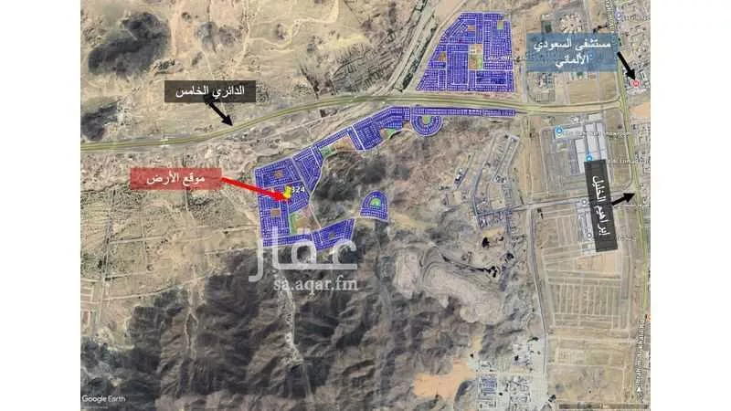 أرض للبيع في شارع محمد حسن عواد, حي شعب عامر , مدينة مكه المكرمه, منطقة مكة المكرمة 1 صورة