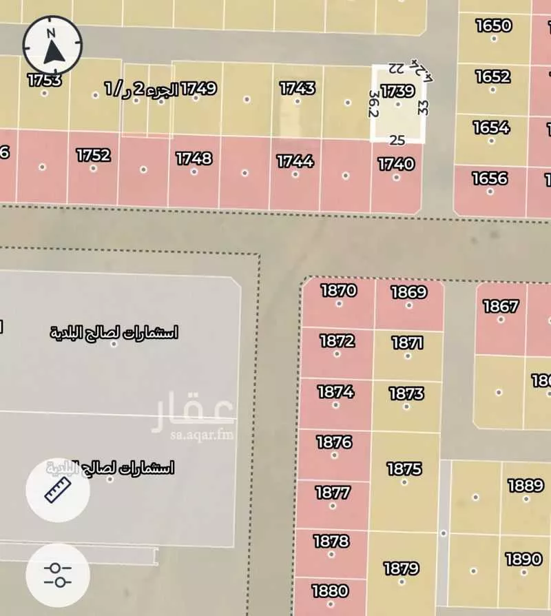 أرض للبيع في شارع غير مسمى, حي الفرقان, مدينة جدة, منطقة مكة المكرمة 1 صورة