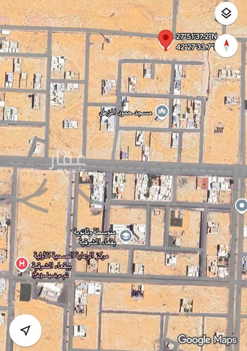أرض للبيع في شارع عبد الله بن رواحه الخزرجي, حي مخطط بقعاء الشرقية, مدينة بقعاء, منطقة حائل 1 صورة