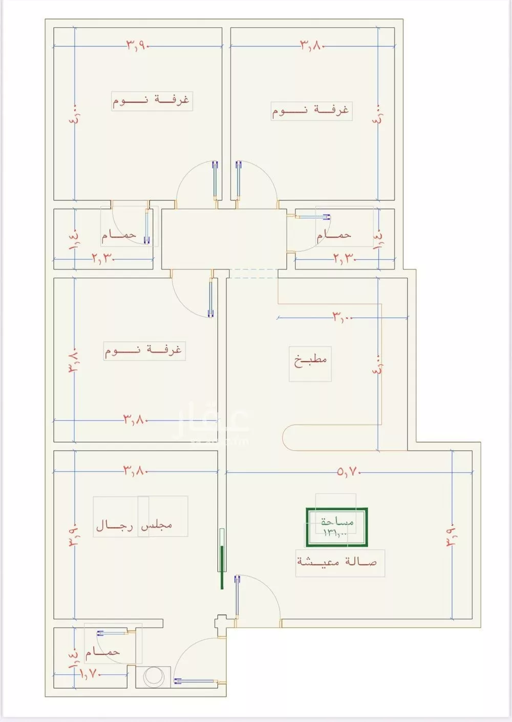 شقة للبيع في شارع الامير عبدالمجيد, حي الصواري, مدينة جدة, منطقة مكة المكرمة 1 صورة