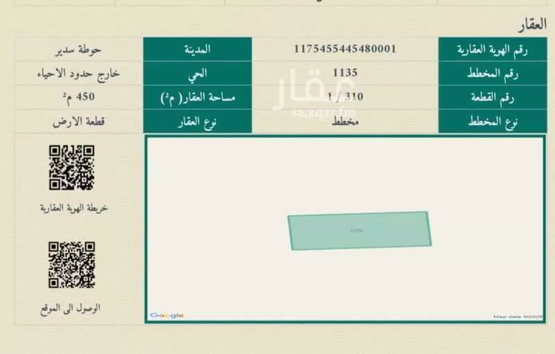 أرض للبيع في مدينة حوطه سدير, منطقة الرياض 1 صورة