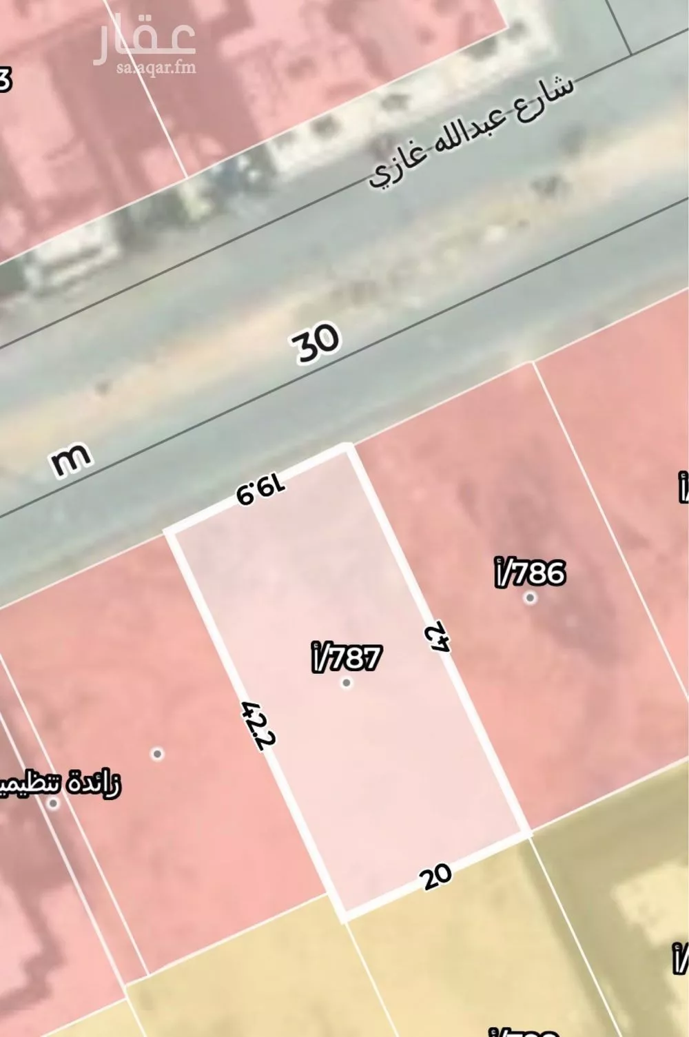 أرض للإيجار في شارع عبدالله غازي, حي القيروان, مدينة الرياض, منطقة الرياض 1 صورة