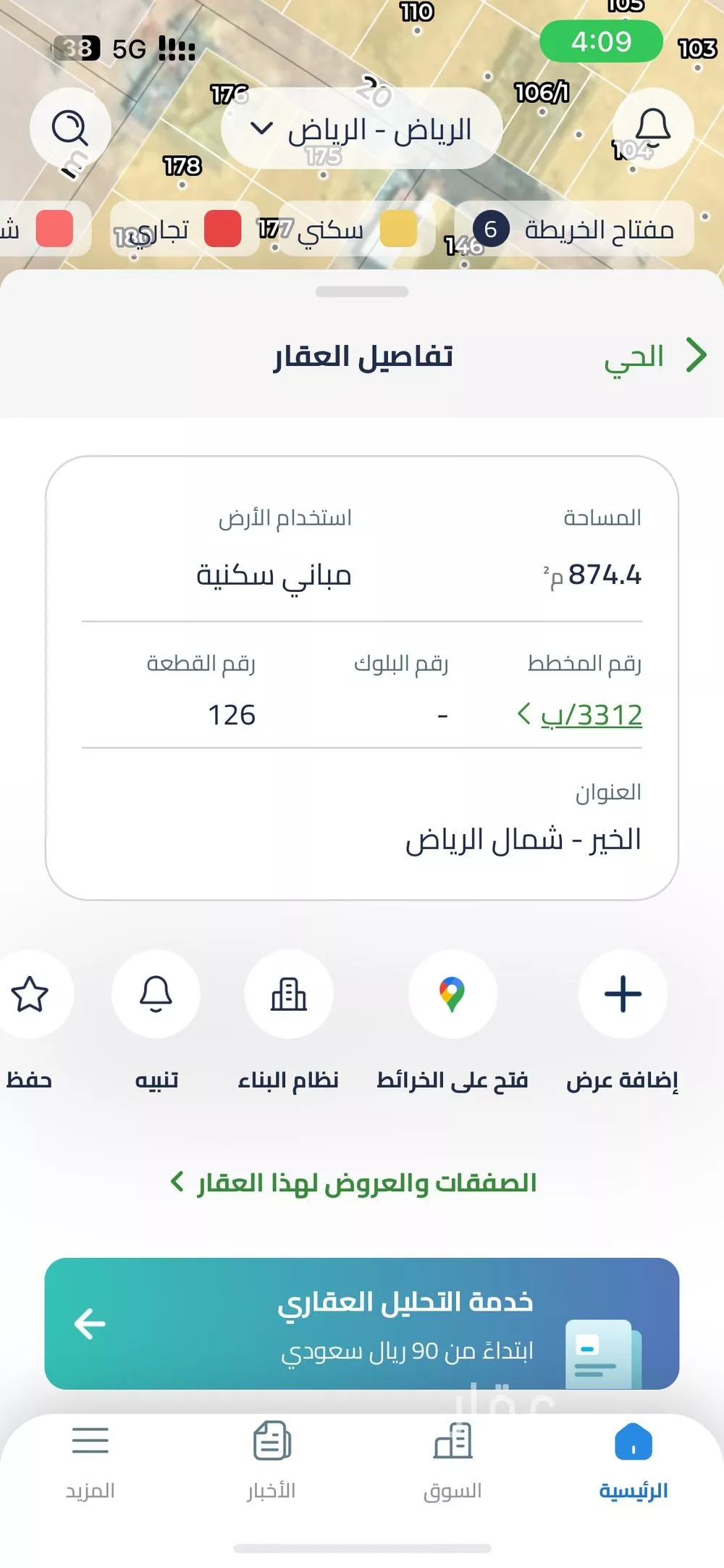أرض للإيجار في حي الخير, مدينة الرياض, منطقة الرياض 1 صورة