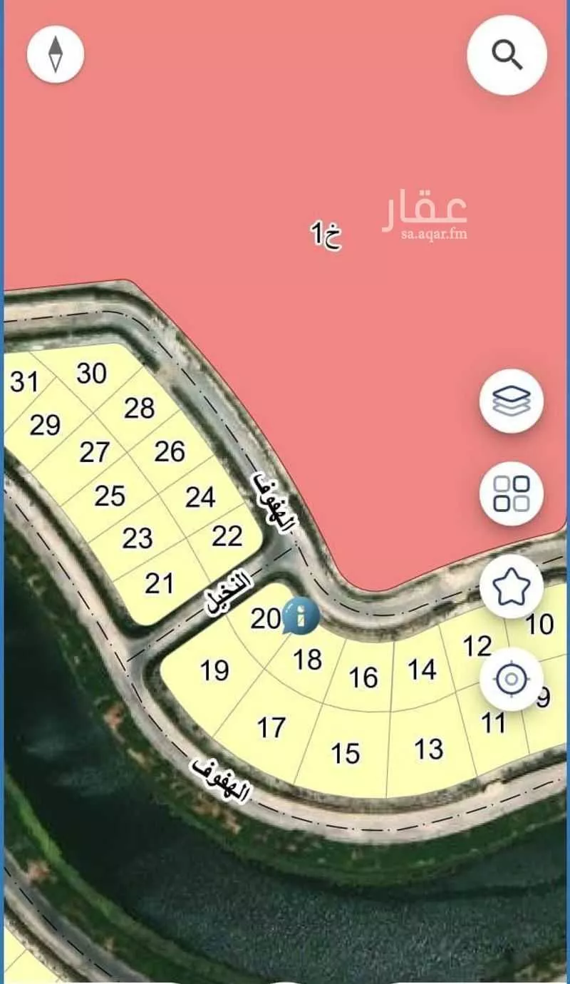 أرض للبيع في شارع الهفوف, حي الحمراء, مدينة الخبر, المنطقة الشرقية 1 صورة