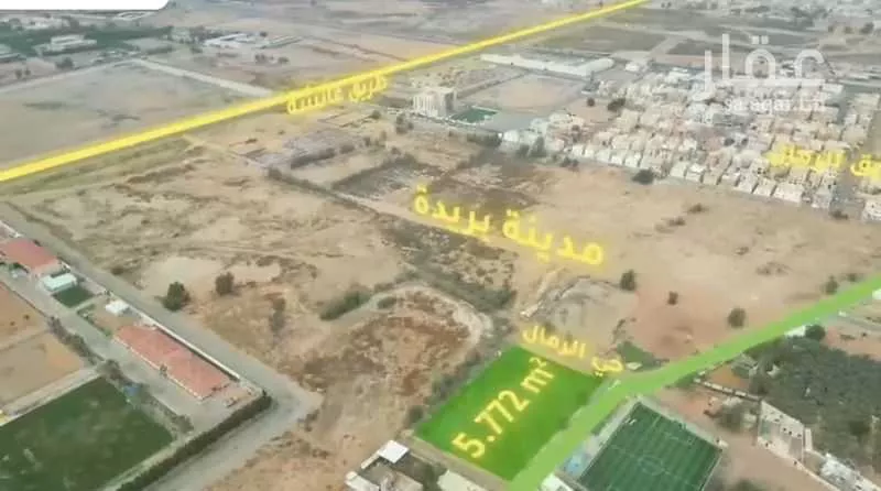 أرض للبيع في شارع ابن الخرساني , حي الرمال, مدينة بريدة, منطقة القصيم 1 صورة