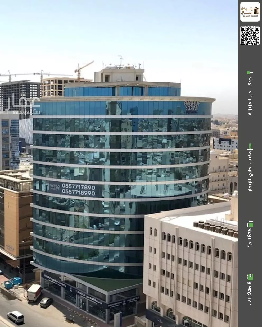 مكتب تجاري للإيجار في شارع الامير محمد بن عبدالعزيز الفرعي, حي العزيزية, مدينة جدة, منطقة مكة المكرمة 1 صورة