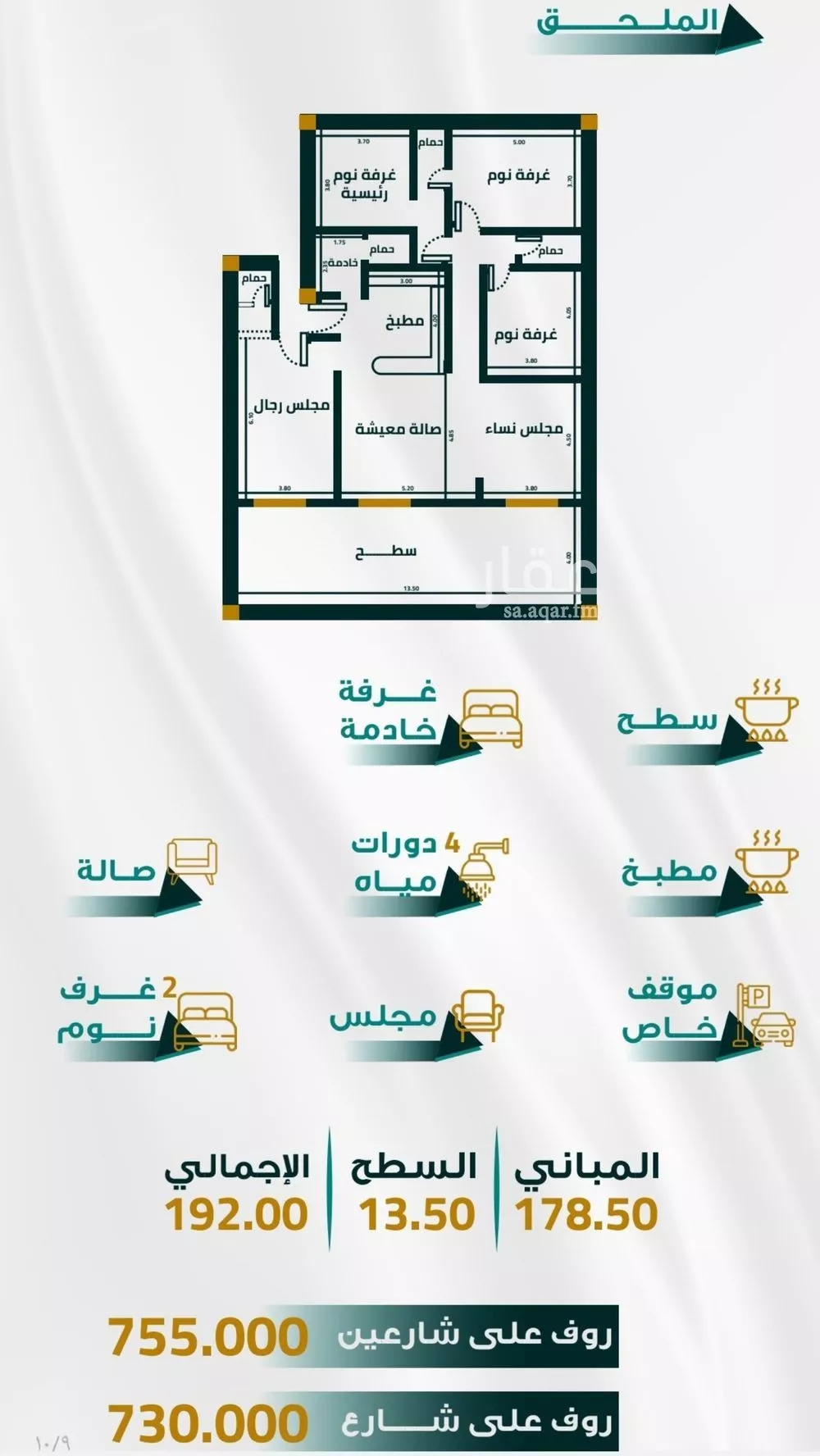 شقة للبيع في شارع ابو ذر الغفاري, حي الفيحاء, مدينة جدة, منطقة مكة المكرمة 1 صورة