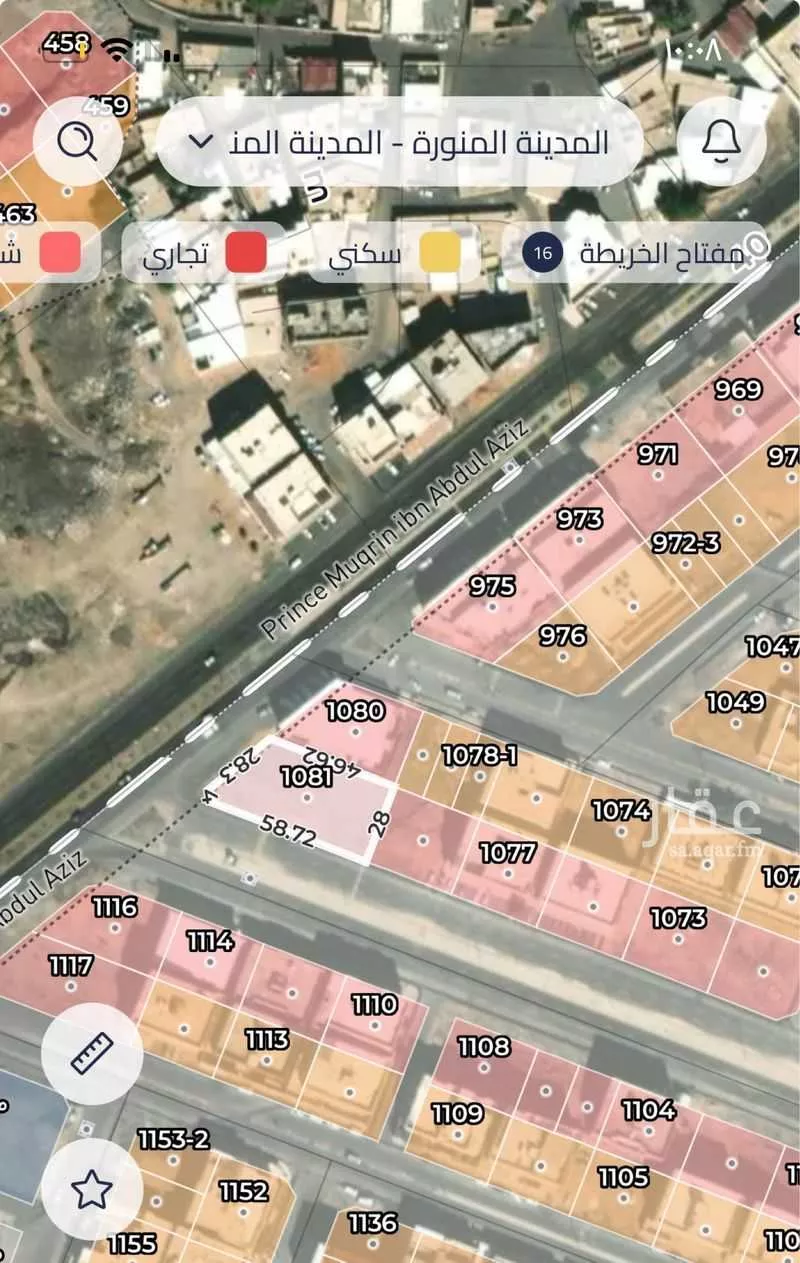 أرض للبيع في شارع الطفيل بن سعيد النجاري, حي المبعوث, مدينة المدينه المنوره, منطقة المدينة المنورة 1 صورة