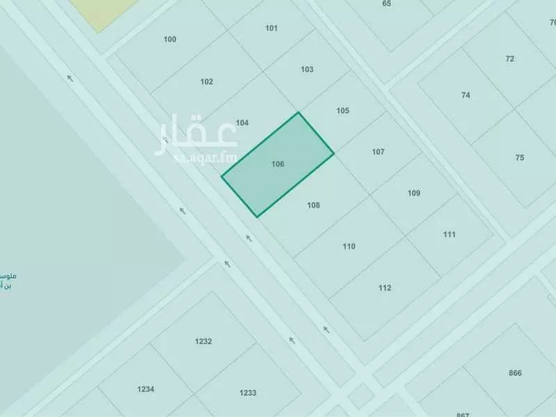 أرض للبيع في شارع شرحبيل بن حسنة, حي الفيصلية, مدينة الخرج, منطقة الرياض 1 صورة