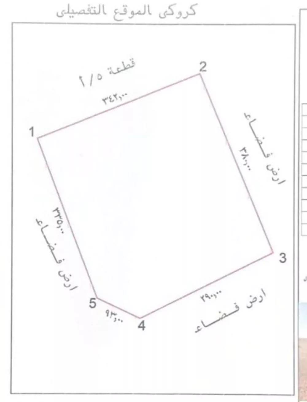 أرض للبيع في شارع 0000, مدينة الرفيعه, منطقة الجوف 1 صورة