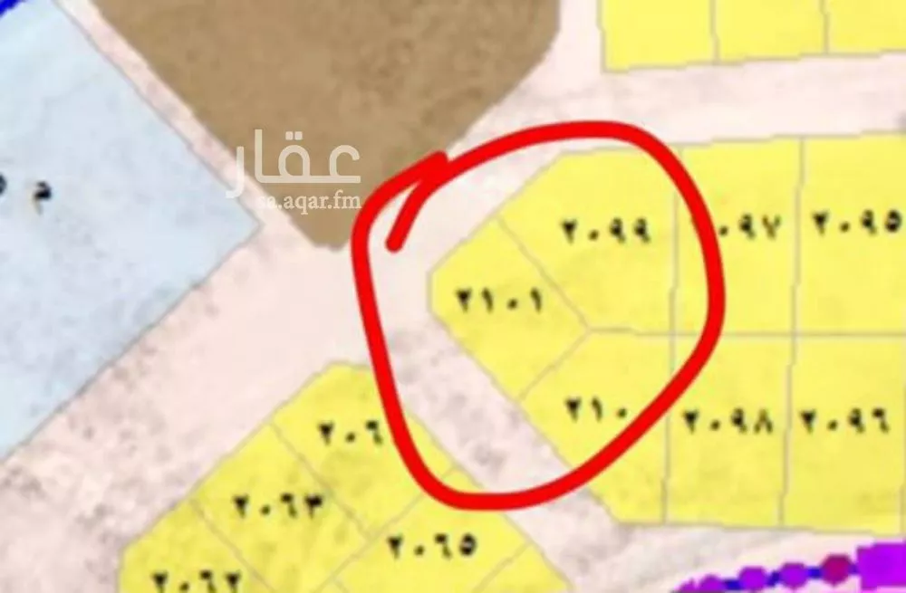 أرض للبيع في شارع الشهيد حمود بن علي السويلم, حي الجامعة, مدينة تبوك, منطقة تبوك 1 صورة