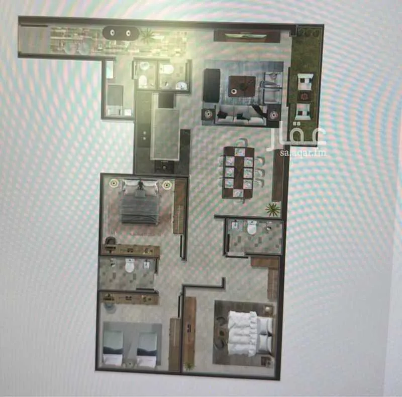 شقة للإيجار في شارع صلاح الدين االايوبي, حي الحزام الذهبي, مدينة الخبر, المنطقة الشرقية 1 صورة