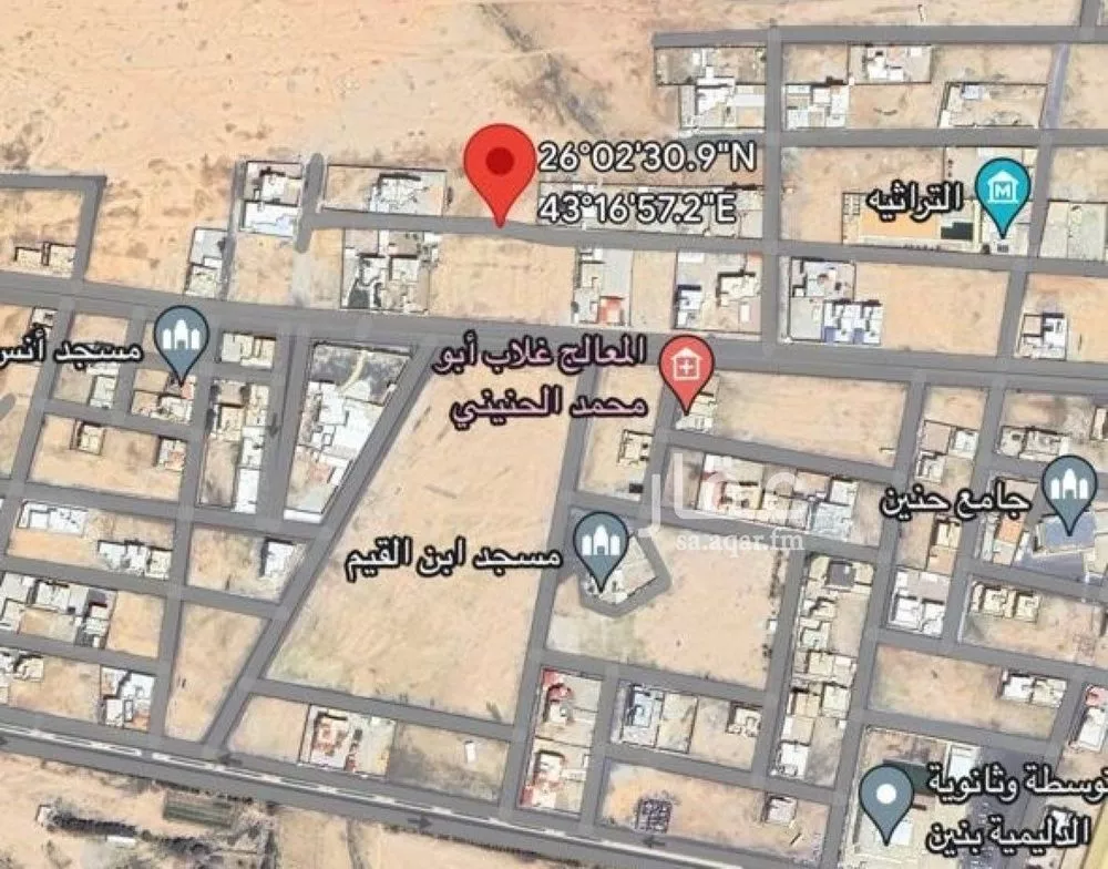 أرض للبيع في شارع الدليميه 865, حي الدليميه, مدينة الدليمية, منطقة القصيم 1 صورة