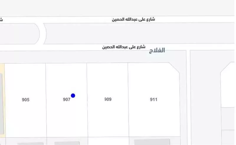 أرض للبيع في شارع على عبدالله الحصين, حي الفلاح, مدينة بريده, منطقة القصيم 1 صورة