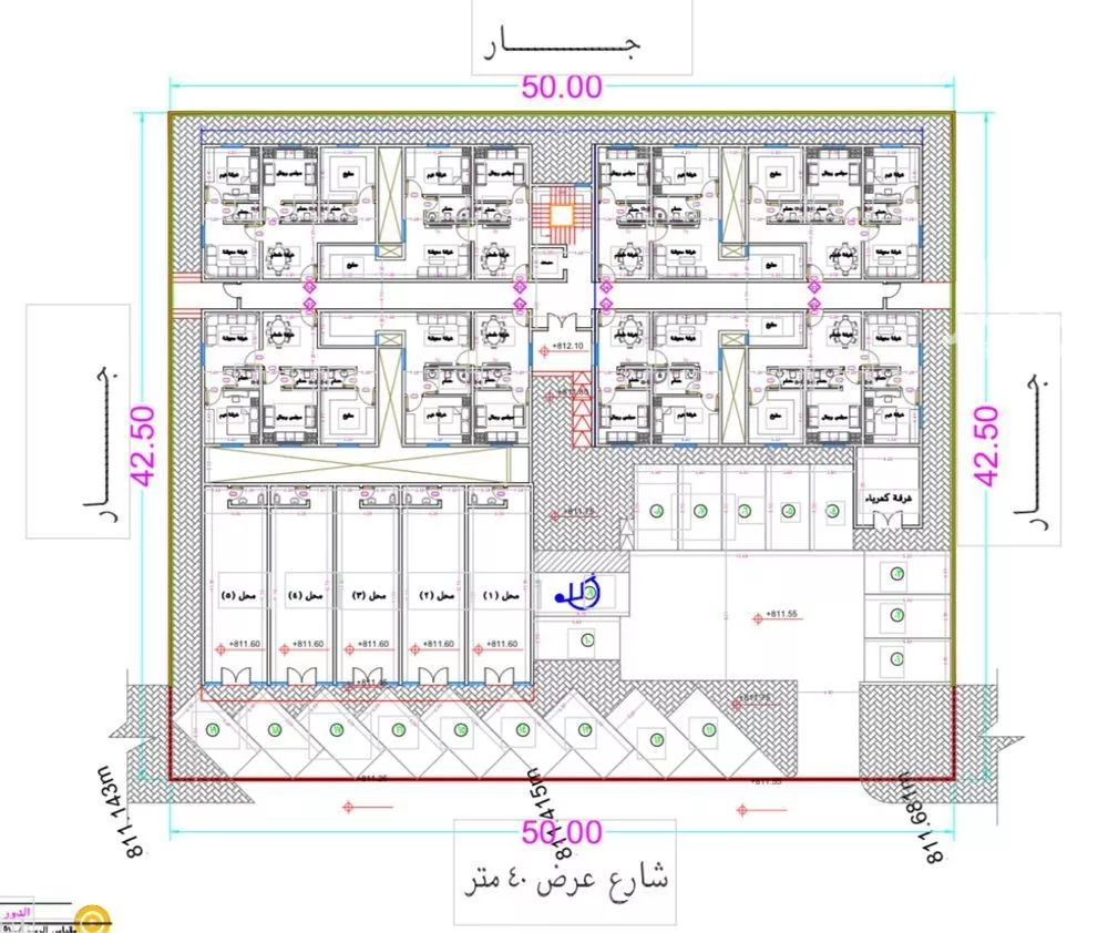 عمارة للإيجار في شارع جبل اللوز, حي ضاحية نمار, مدينة الرياض, منطقة الرياض 1 صورة