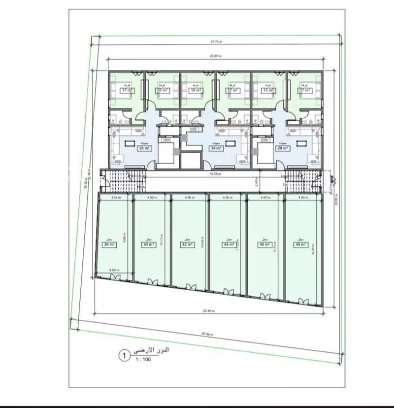 أرض للبيع في شارع طريق ابو بكر الصديق, حي الحمر الجنوبي, مدينة بريدة, منطقة القصيم 1 صورة