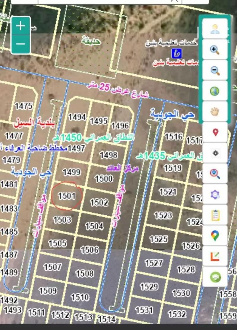 أرض للبيع في شارع حي الجودية, حي الجودية, مدينة الطائف, منطقة مكة المكرمة 1 صورة