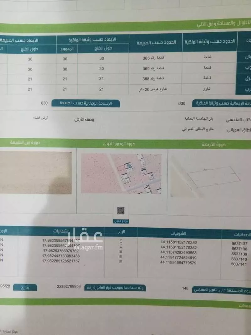 أرض للبيع في شارع حذيفة ابن اليماني الازدي ، ثار ، ثار 1 صورة