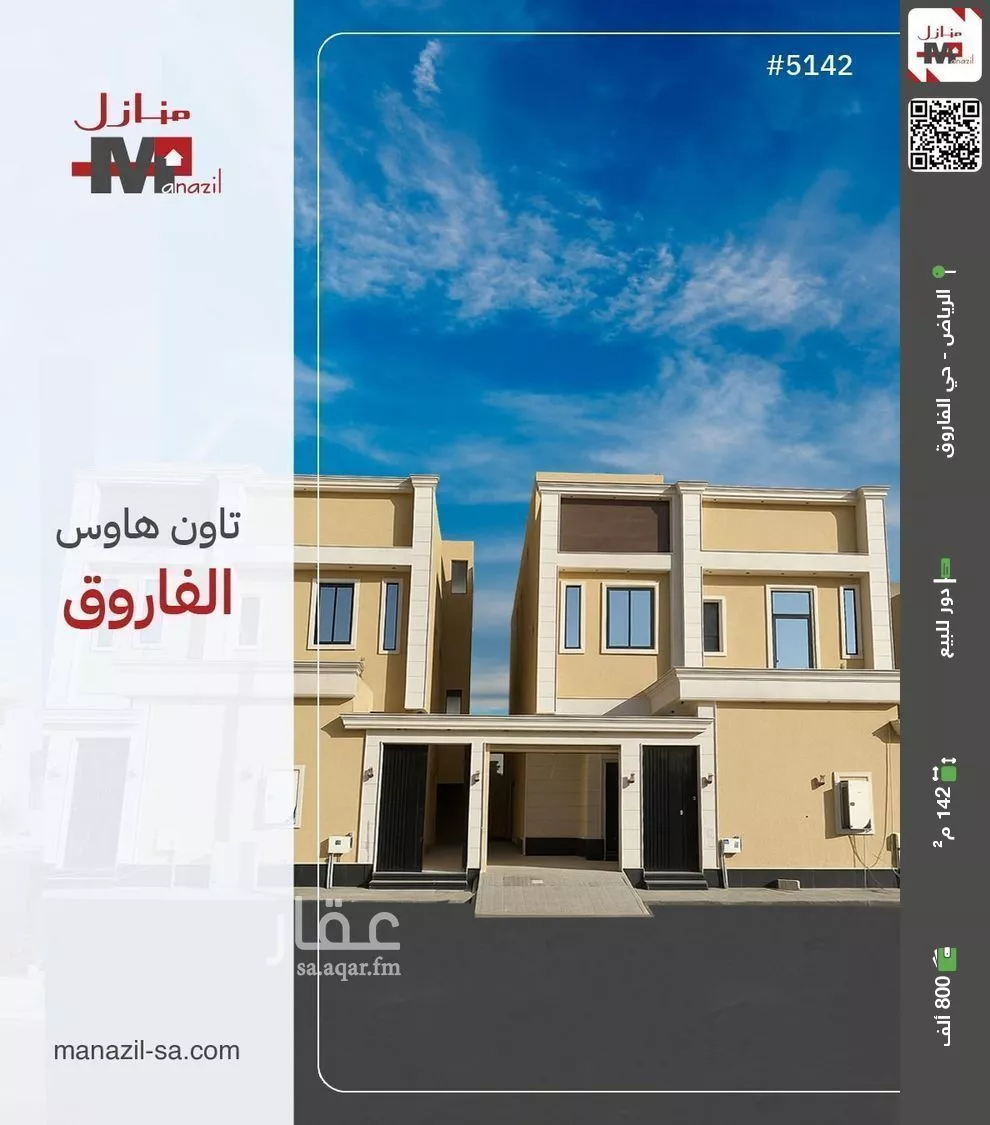 دور للبيع في شارع ابن رشد, حي الفاروق, مدينة الرياض, منطقة الرياض 1 صورة