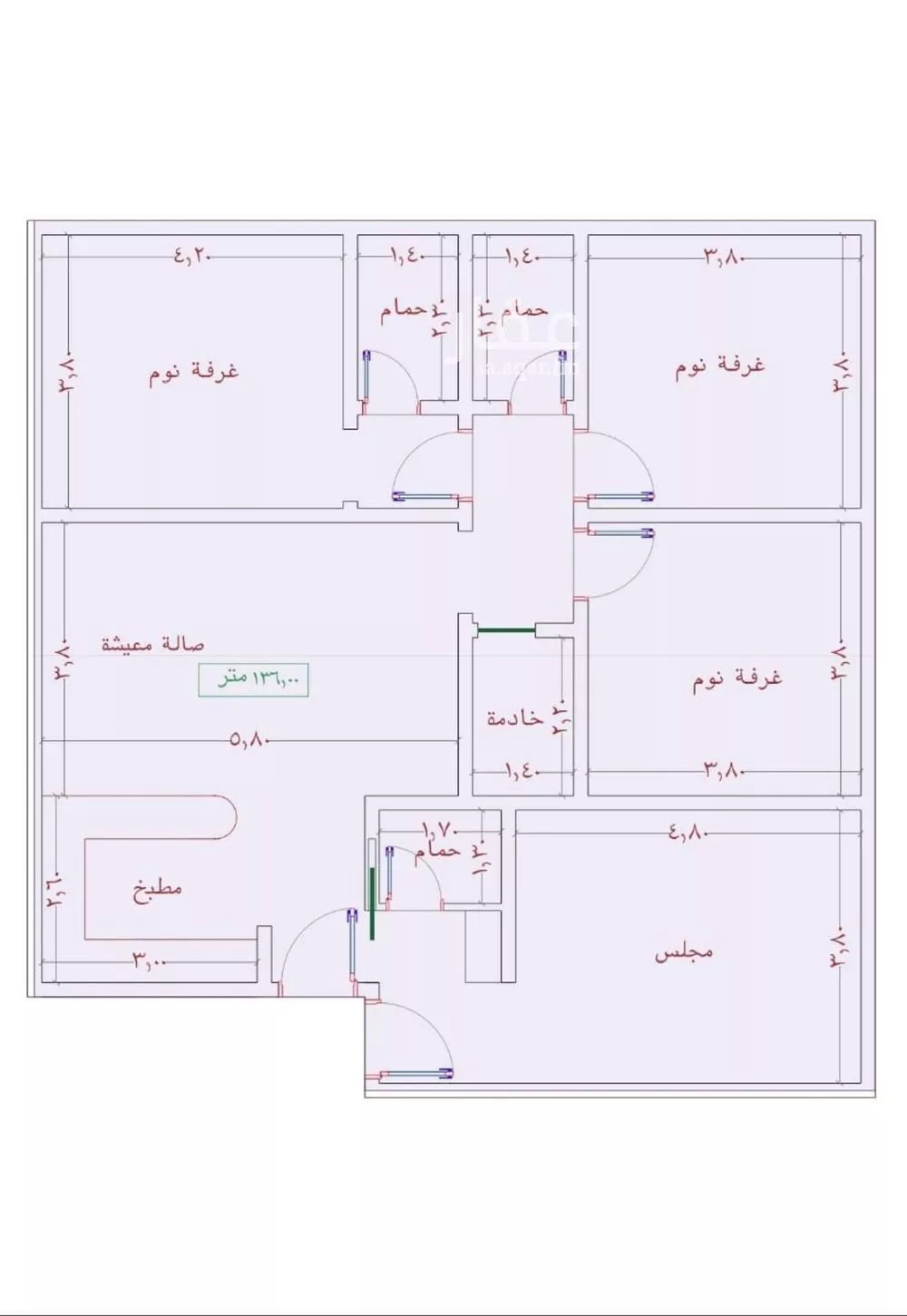 شقة للبيع في شارع السامر, حي الواحة, مدينة جدة, منطقة مكة المكرمة 1 صورة