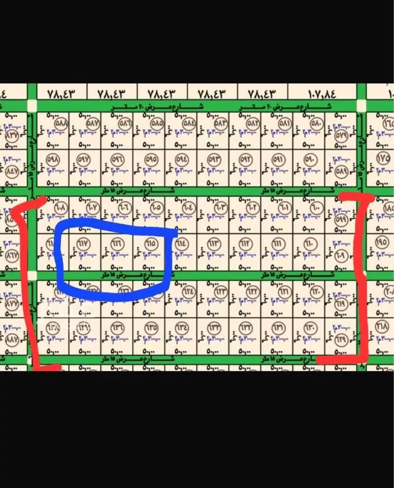 أرض للبيع في شارع العمارية, مدينة مخطط استراحات العماريه, منطقة الرياض 1 صورة